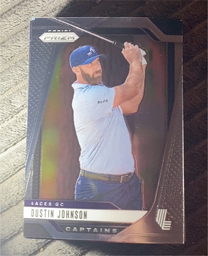 2025 Panini Prizm LIV Golf #4Aces GC Dustin Johnson — front