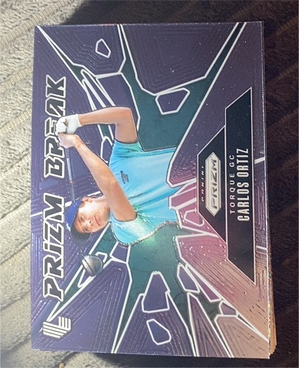 2025 Panini Prizm LIV Golf Prizm Break #1 Carlos Ortiz — front