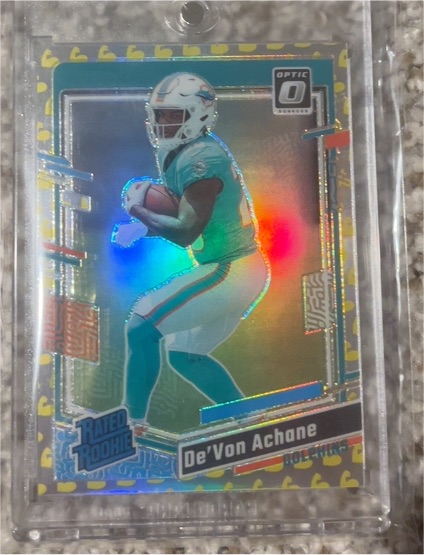 2023 Panini Donruss Optic #269 De'Von Achane — front