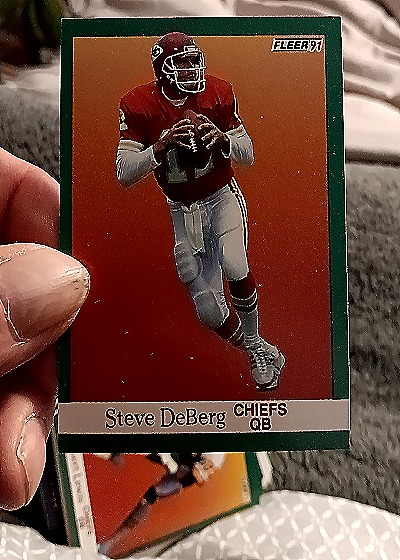 1991 Fleer #89 Steve DeBerg — front