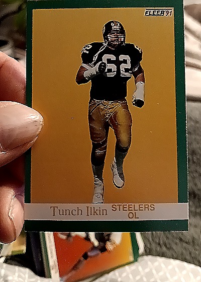1991 Fleer #162 Tunch Ilkin — front
