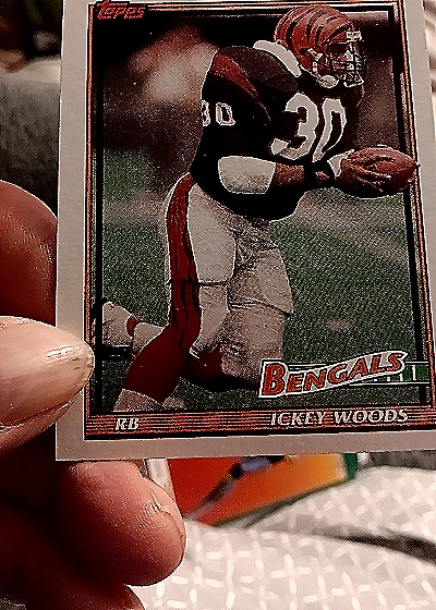 1991 Topps #246 Ickey Woods — front