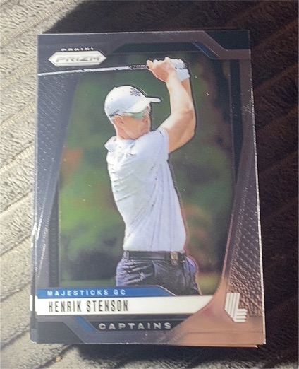 2025 Panini Prizm LIV Golf #76 Henrik Stenson Majesticks GC — front