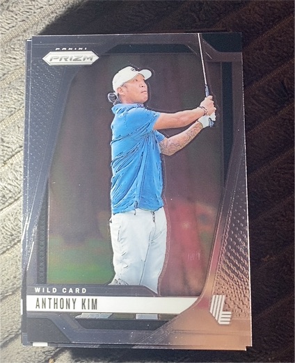 2025 Panini Prizm LIV Golf #52 Anthony Kim Wild Card — front