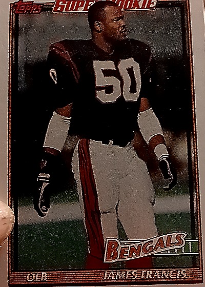 1990 Topps #257 James Francis — front