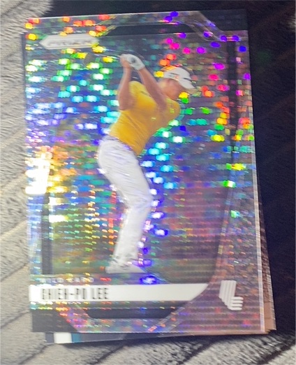 2025 Panini Prizm LIV Golf Chieh-Po Lee Pulsar Prizm — front