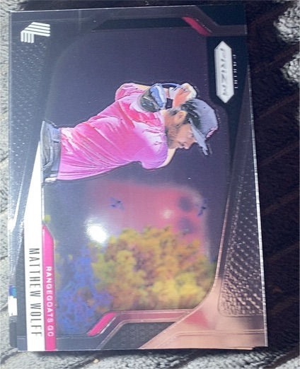2025 Panini Prizm LIV Golf Horizontal #91 Matthew Wolff, RangeGoats GC — front