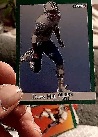 1991 Fleer #62 Drew Hill — front