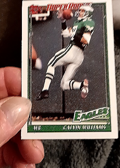 1991 Topps #221 Calvin Williams — front