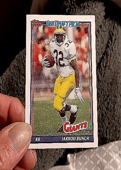 1991 Topps #572 Jarrod Bunch — front