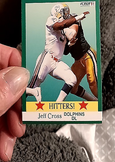 1991 Fleer #404 Jeff Cross — front