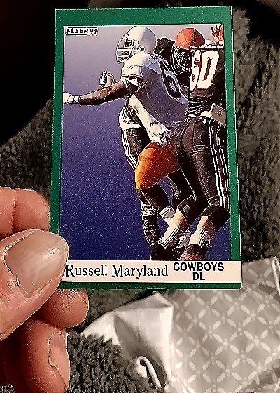 1991 Fleer #423 Russell Maryland — front
