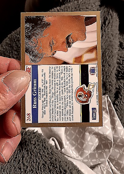 1991 Score #268 Russ Grimm — back