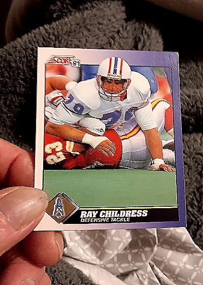 1991 Score #79 Ray Childress — front