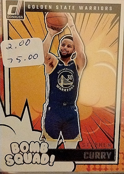 2024-25 Panini Donruss #1 Stephen Curry Bomb Squad — front