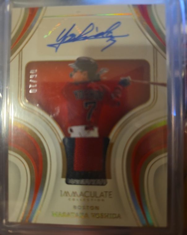 2023 Panini Immaculate Collection #IMS-SR Masataka Yoshida — front