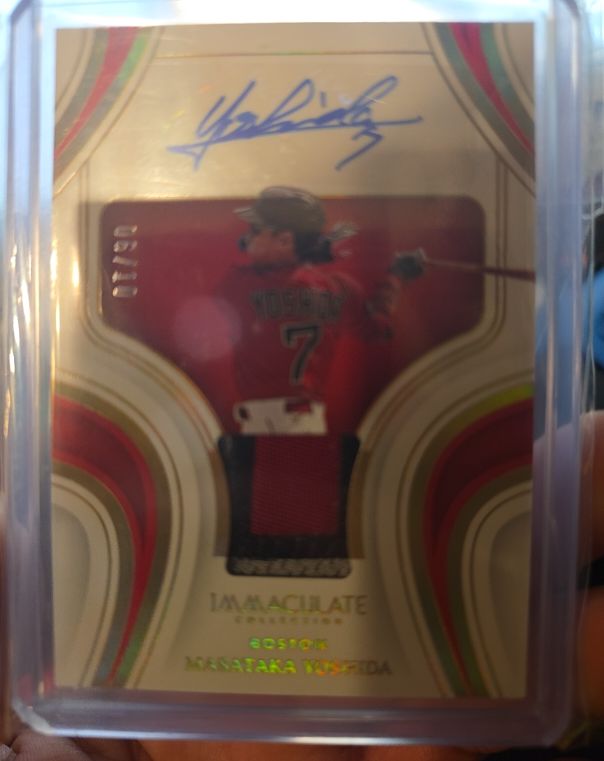 2023 Panini Immaculate Collection #IMS-SR Masataka Yoshida — front