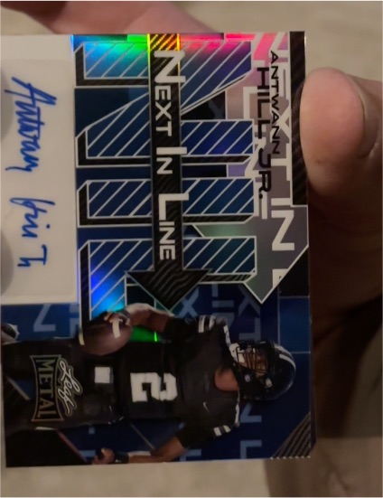 2025 Leaf Metal Next In Line Antwann Hill Jr — front