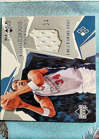 2003-04 Upper Deck Black Diamond #BD-MO Michael Olowokandi — front