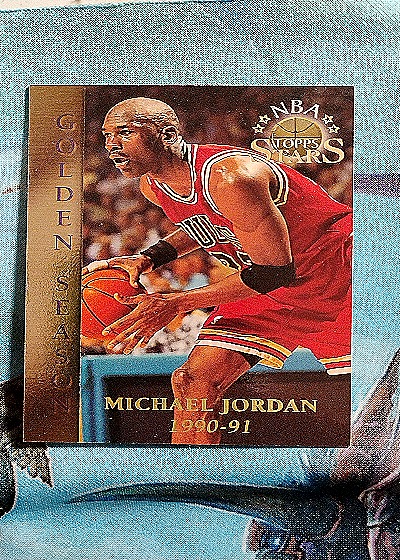 1996 Topps Stars #74 Michael Jordan Golden Season — front