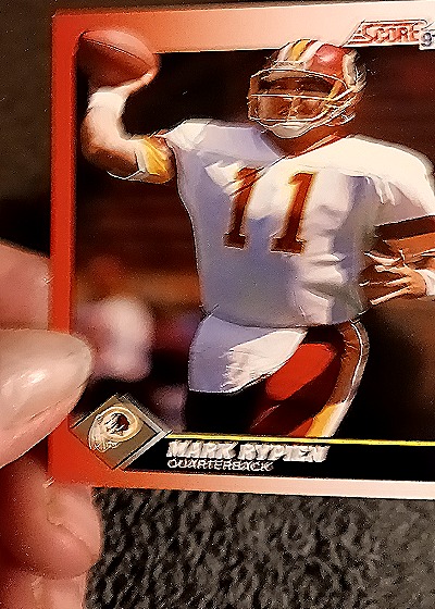 1991 Score #111 Mark Rypien — front