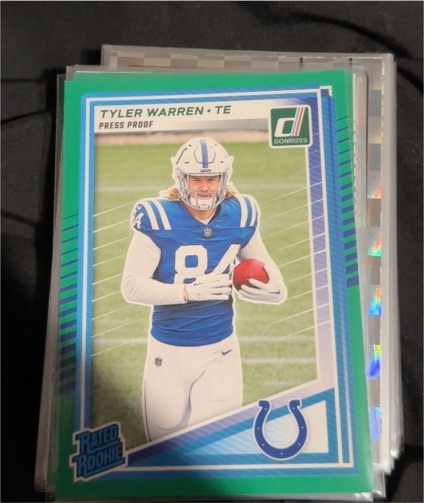 2025 Donruss #337 Tyler Warren — front