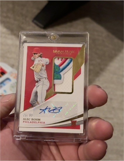 2021 Panini Immaculate Collection #26 Alec Bohm — front