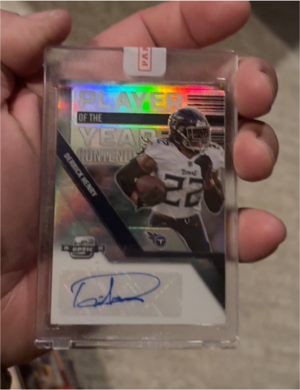 2022 Panini Contenders Optic Player of the Year Contenders Autographs Derrick Henry — front