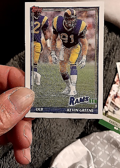 1991 Topps #542 Kevin Greene — front