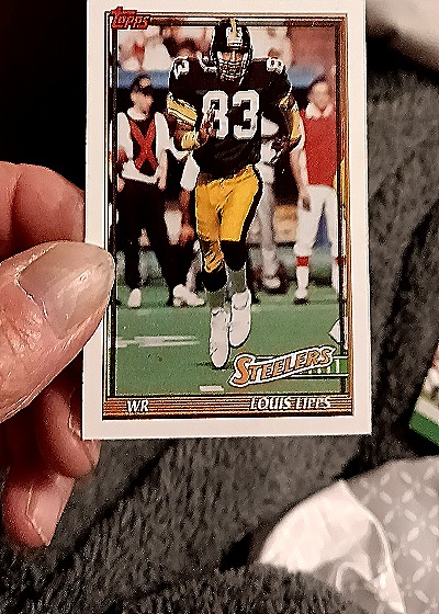 1991 Topps #307 Louis Lipps — front
