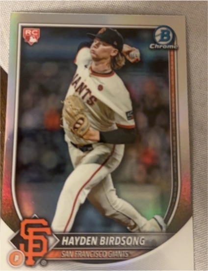 2025 Bowman Chrome #63 Hayden Birdsong — front