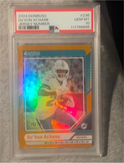 2024 Donruss #236 De'Von Achane — front