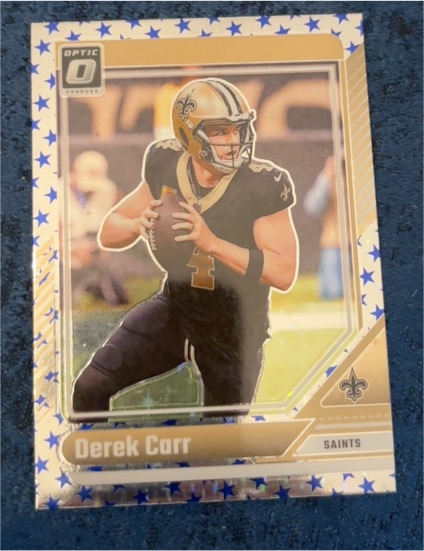 2024 Panini Donruss Optic #139 Derek Carr Stars Prizm — front