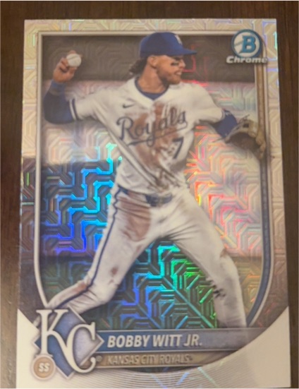2025 Bowman Chrome #7 Bobby Witt Jr. — front