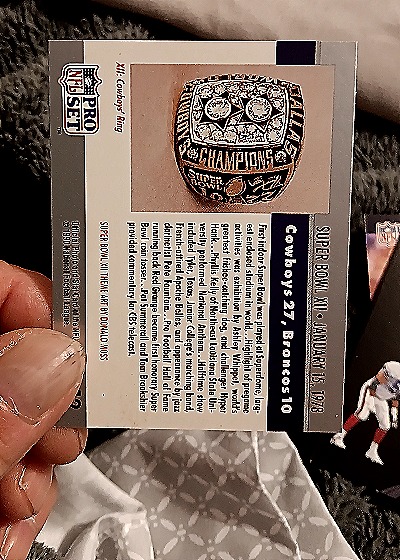 1990 Pro Set #12 Super Bowl XII Cowboys vs Broncos — back