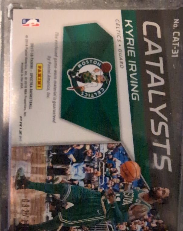 2018 Panini Instant #CAT31 Kyrie Irving — front