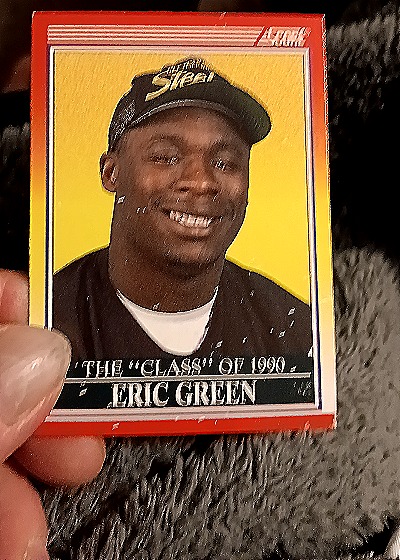 1990 Score #609 Eric Green — front