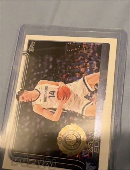 2025-26 Topps Basketball #186 Zach Edey — front