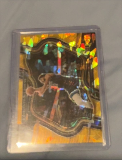 2022-23 Panini Select Courtside Gold Cracked Ice Prizm #01 RJ Barrett — front