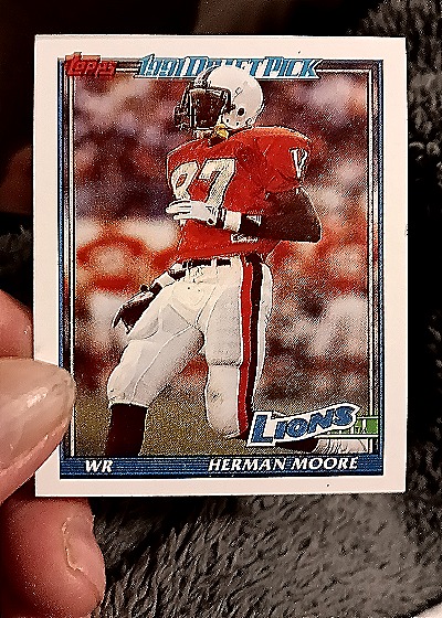 1991 Topps #397 Herman Moore — front