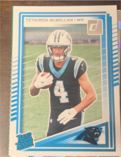 2025 Panini Donruss #314 Tetairoa McMillan Rated Rookie — front