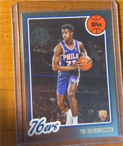 2025-26 Topps 45th Anniversary #80BK-96 VJ Edgecombe — front