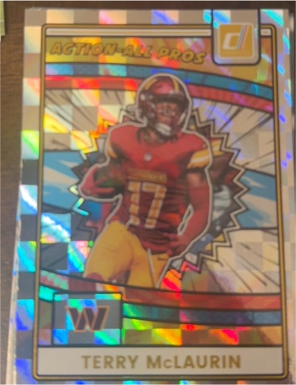 2025 Panini Donruss Action-All Pros #AAP-TMC Terry McLaurin — front