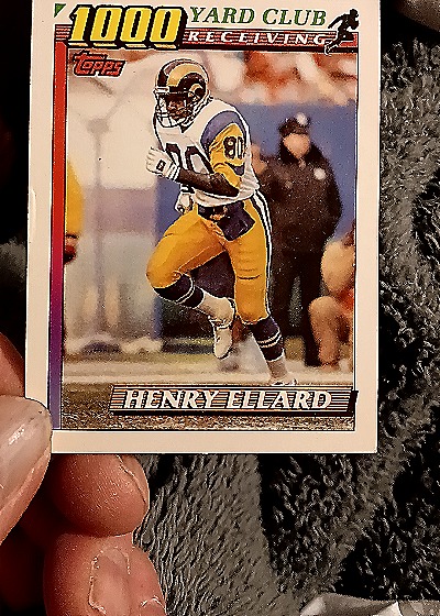 1991 Topps #4 Henry Ellard — front