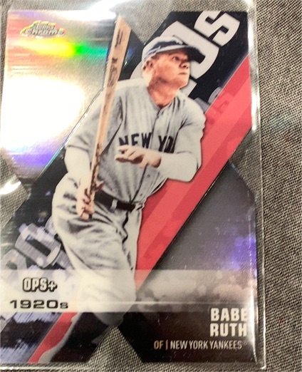 2020 Topps Chrome Decade of Dominance Die Cut #DOD-15 Babe Ruth — front