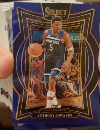 2024-25 Panini Select #23 Anthony Edwards — front