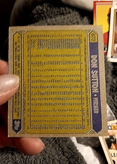 1987 Topps #673 Don Sutton — back