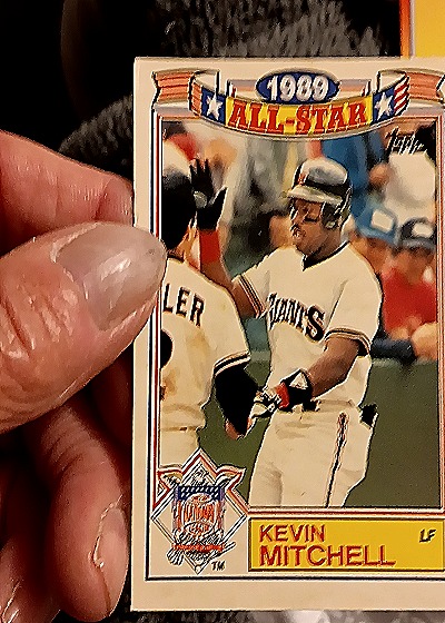 1989 Topps All-Star Game Commemorative Set #6 Kevin Mitchell — front