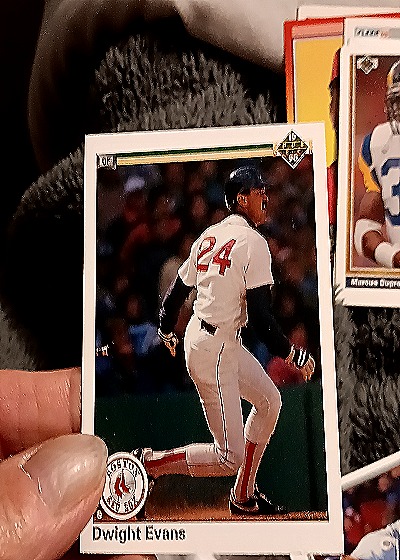 1990 Upper Deck #112 Dwight Evans — front