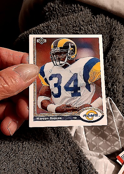 1991 Upper Deck #499 Marcus Dupree — front
